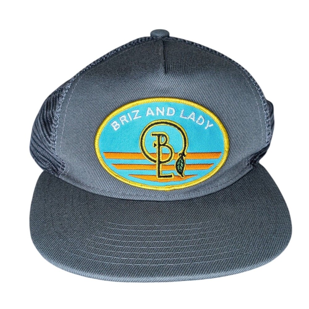 BRIZ AND LADY Crown Unisex Grey Mesh Snapback Hat